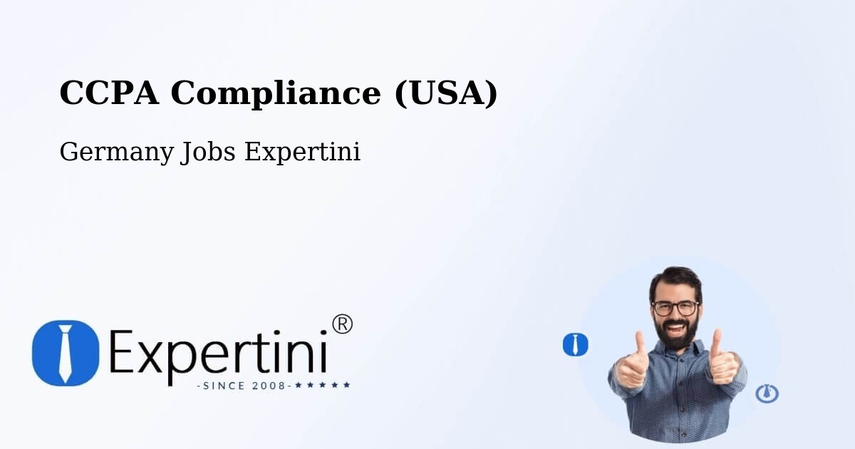 CCPA Privacy Rights & Compliance Notice – Oderberg - Germany Jobs Expertini