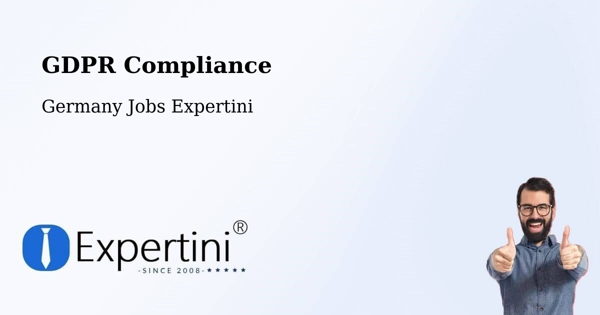 EU GDPR Compliance Statement – Oderberg - Germany Jobs Expertini